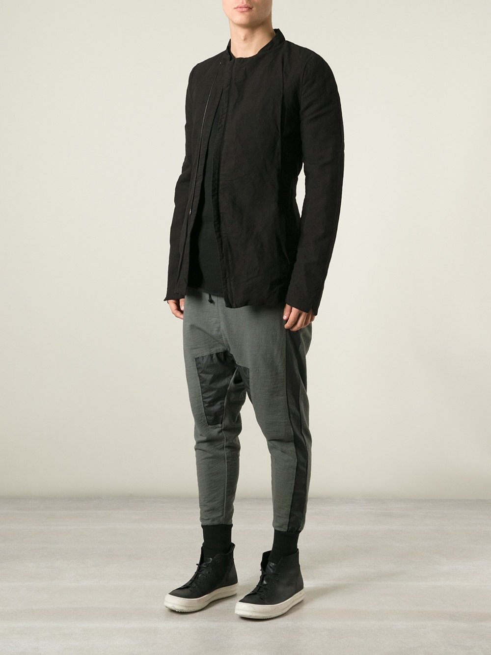 Linen Cotton Zip Jacket
