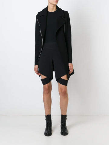 Cut Out Track Shorts