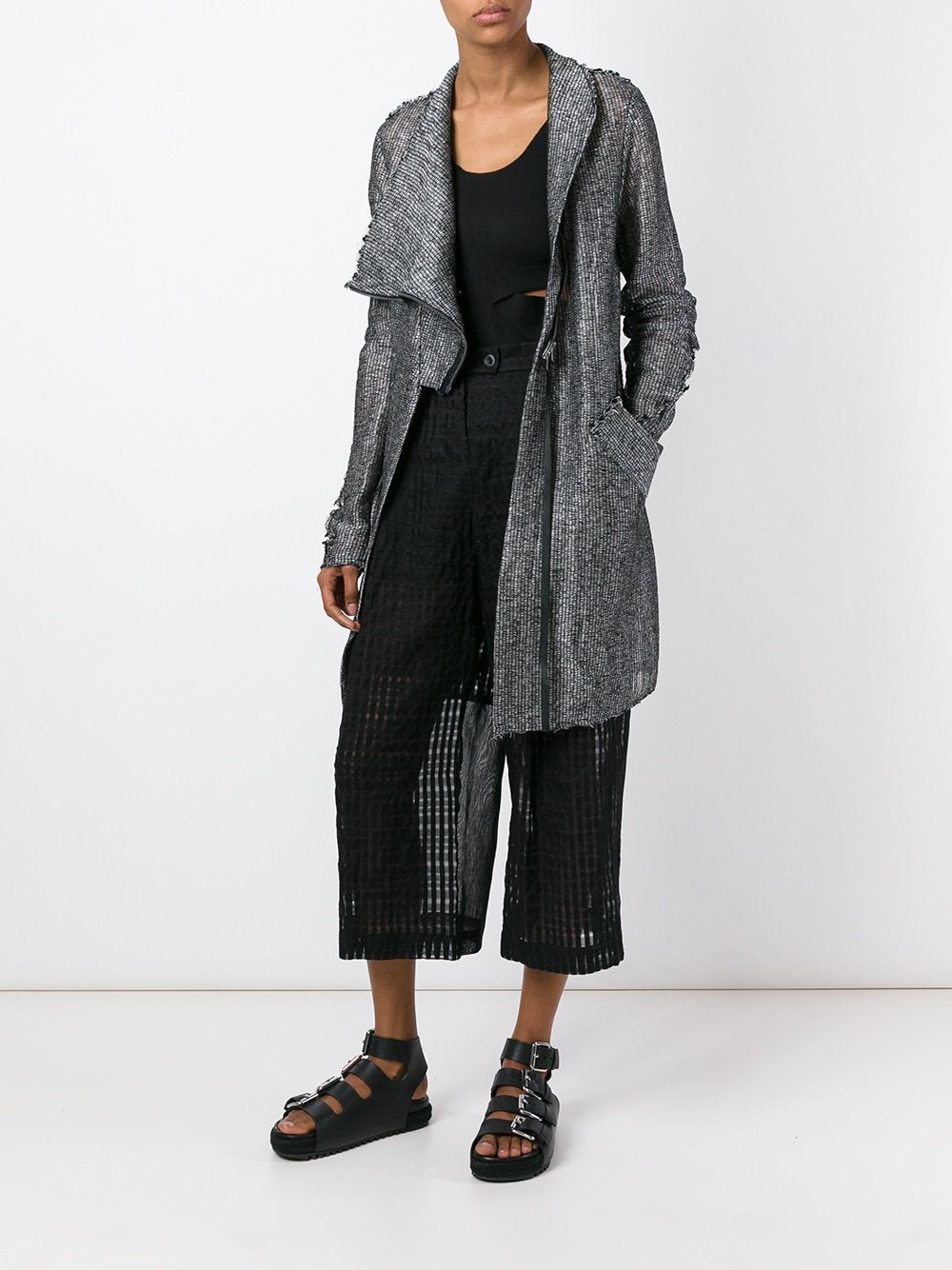 Linen Gauze Zip Jacket