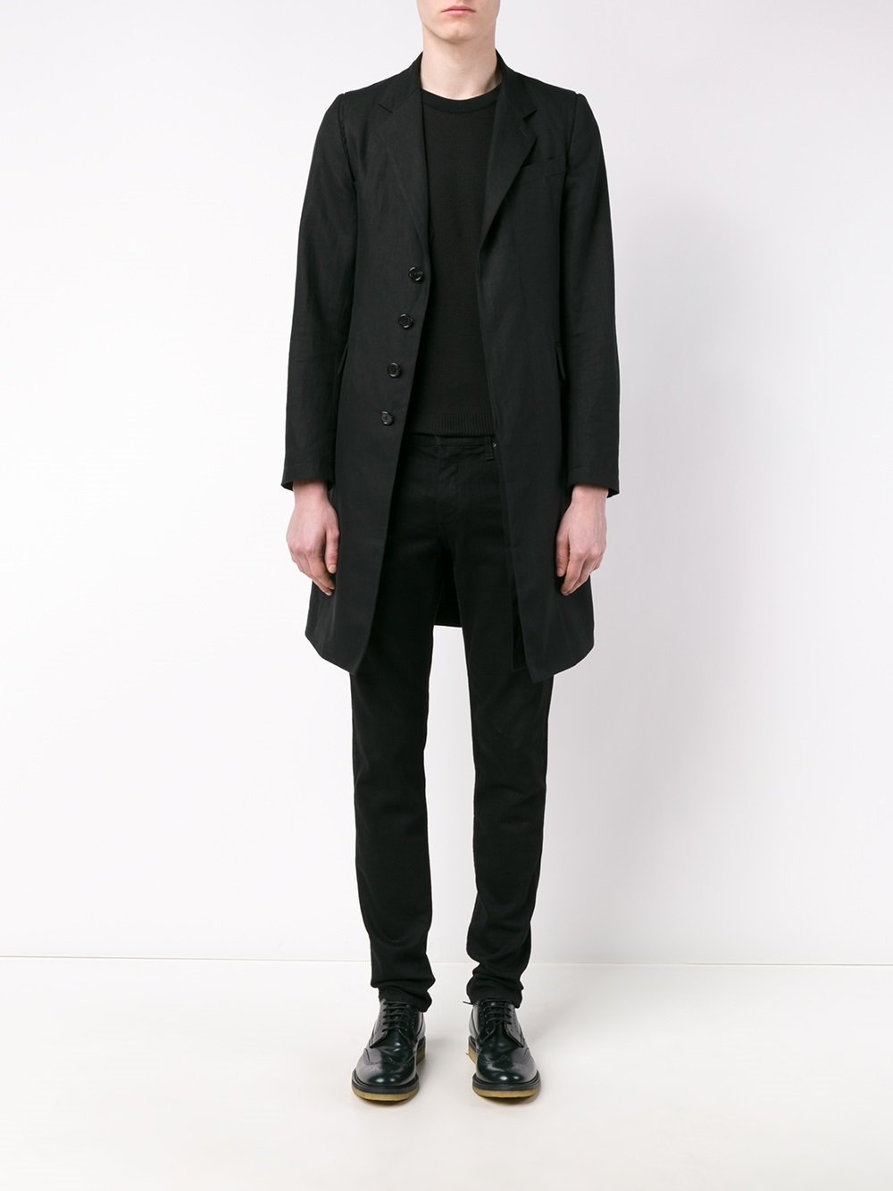 Linen Cotton Coat Banks Bastiaan