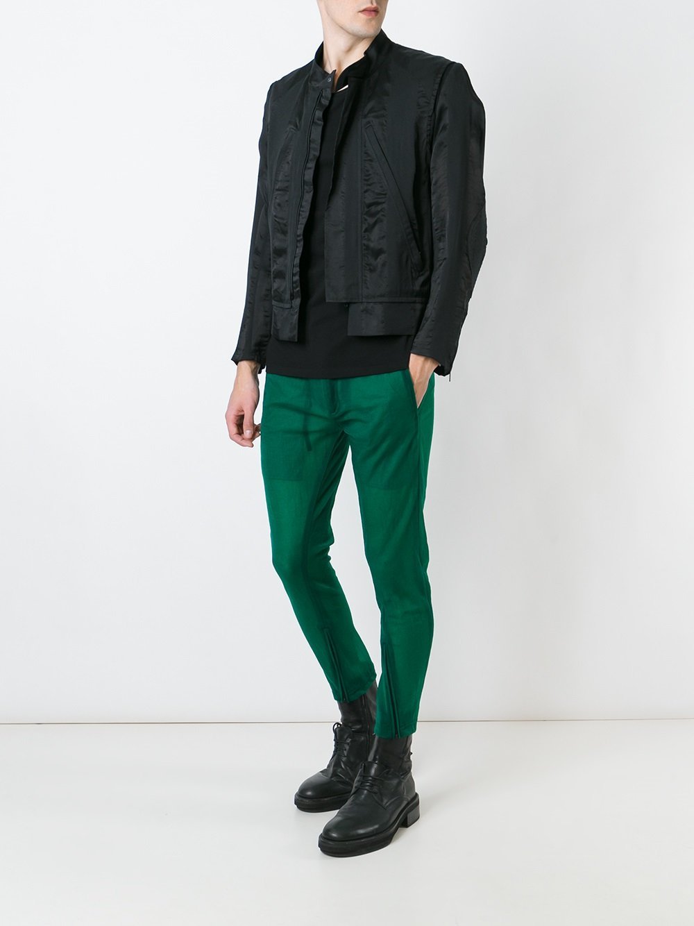 Cotton Silk Removable Lining Jacket Feature