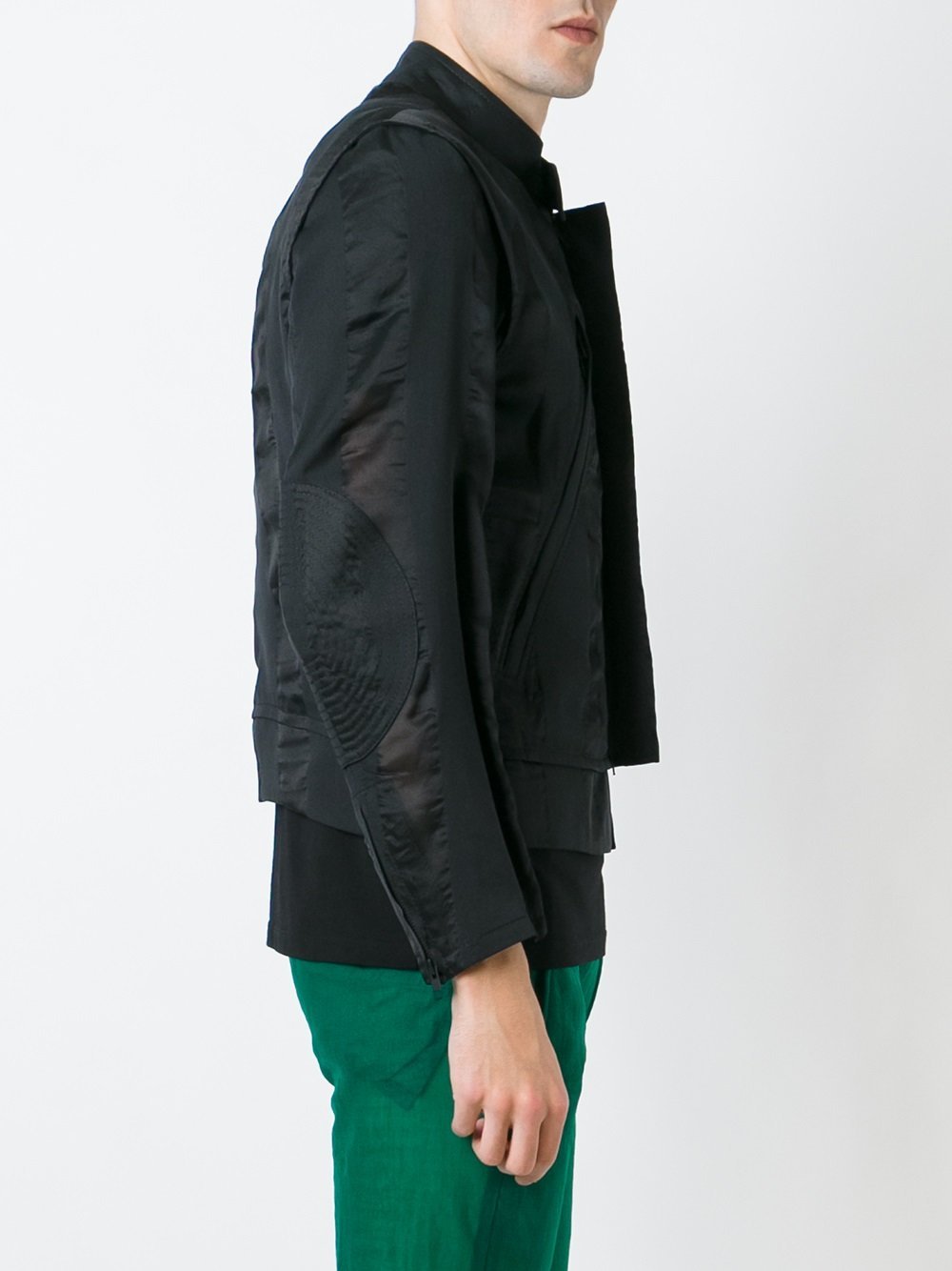 Cotton Silk Removable Lining Jacket Feature
