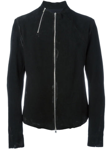 Lambskin Double Zip Jacket