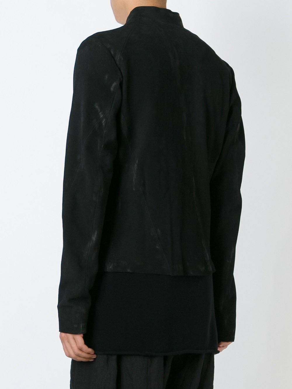 Lambskin Double Zip Jacket