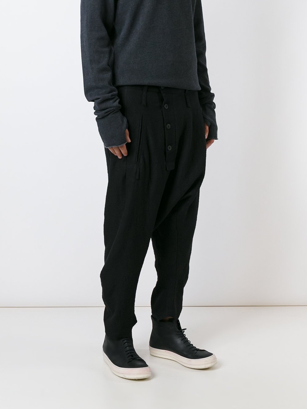Hemp Wool Side Closure Pant