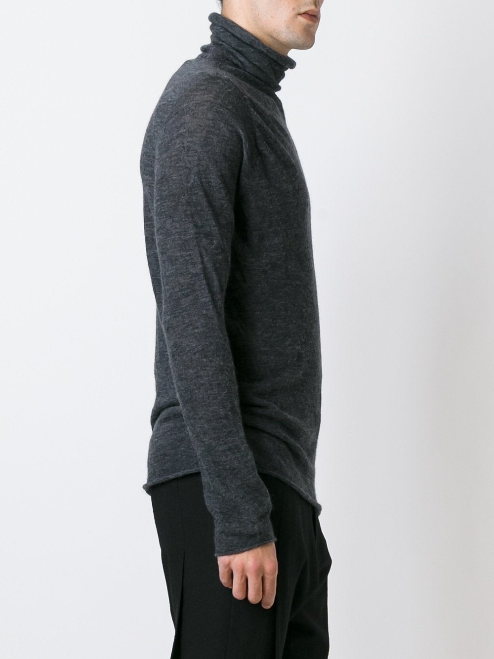 3d Alpaca High Neck Top