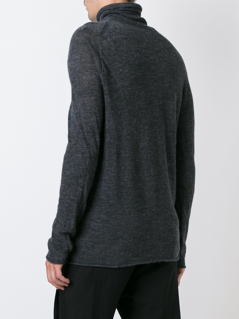 3d Alpaca High Neck Top