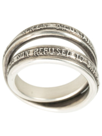 Silver Cross Ring Lyrics