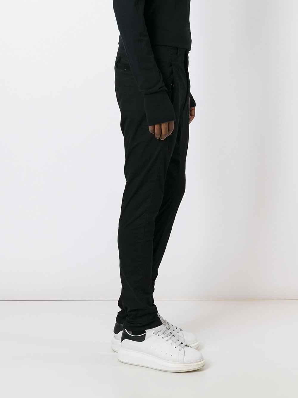 Black Dye Skinny Pants