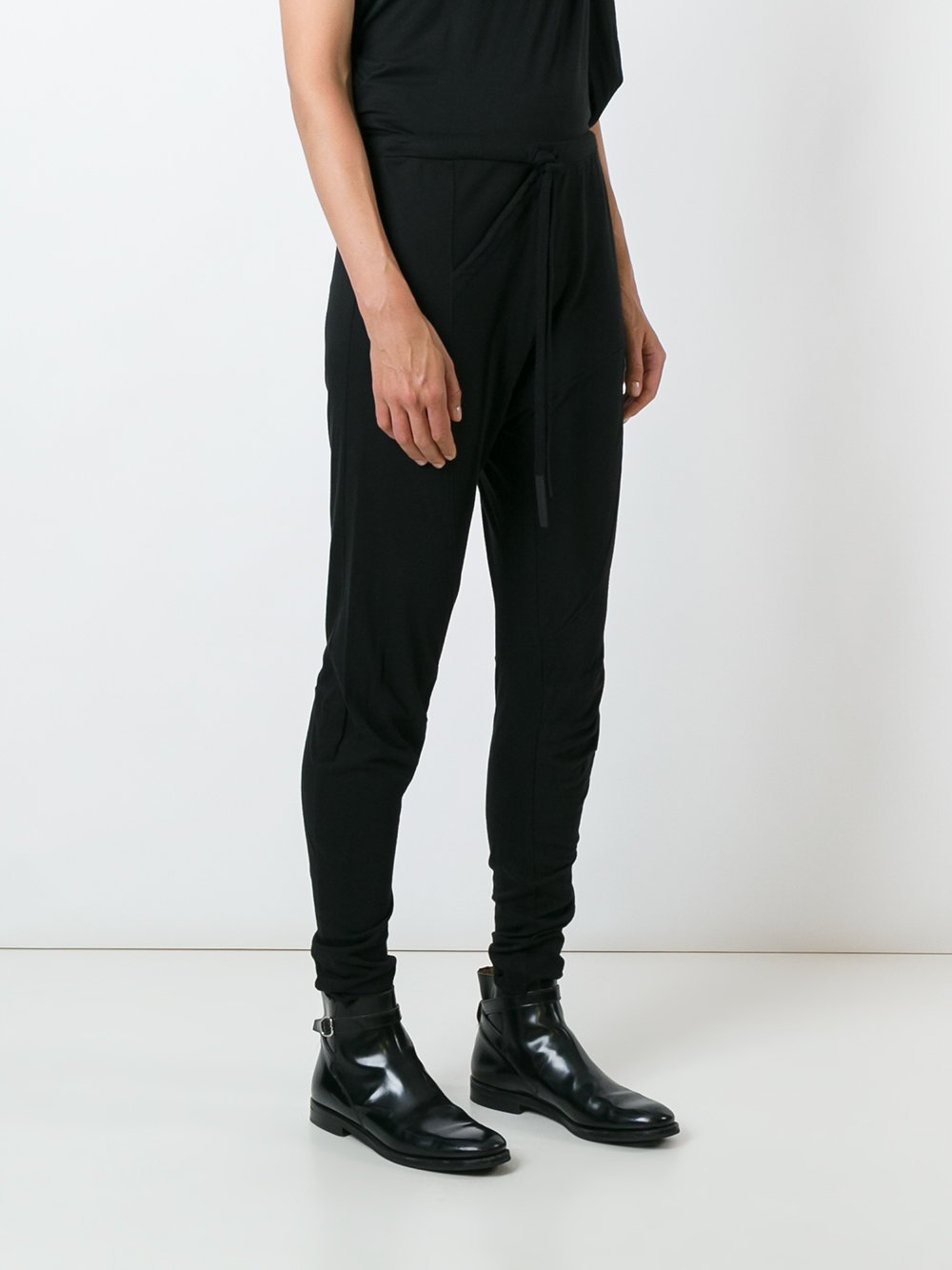Cashmere Slim Pant Black