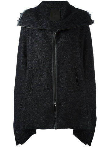 Mohair Zip Front Cape