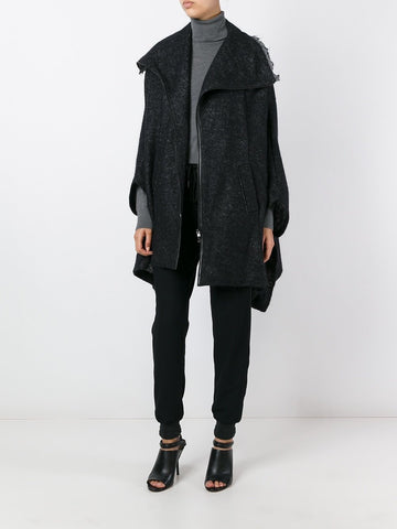 Mohair Zip Front Cape