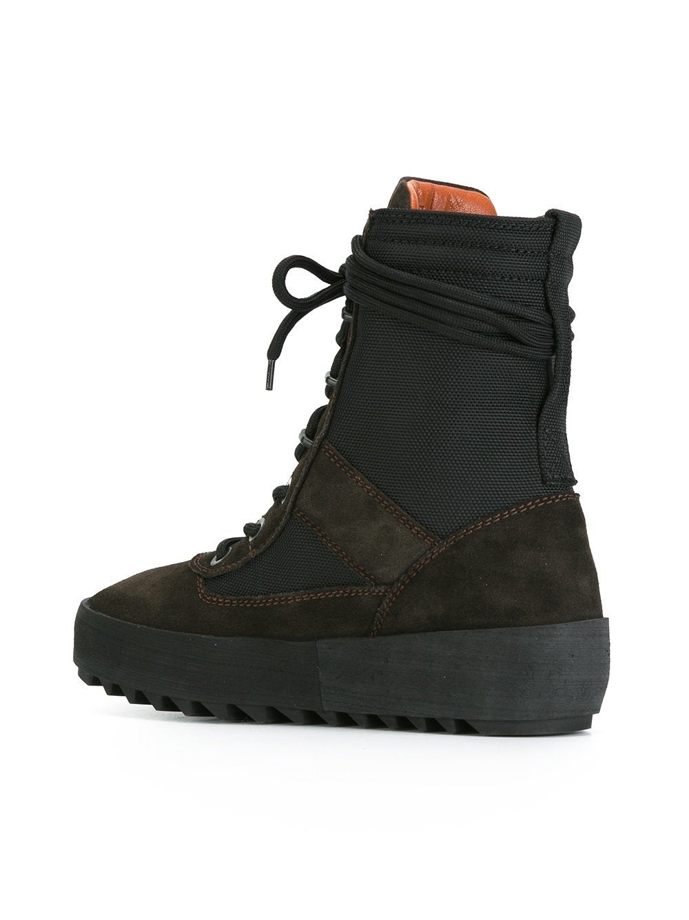 Onyx Tame Calfskin Suede Military Boot