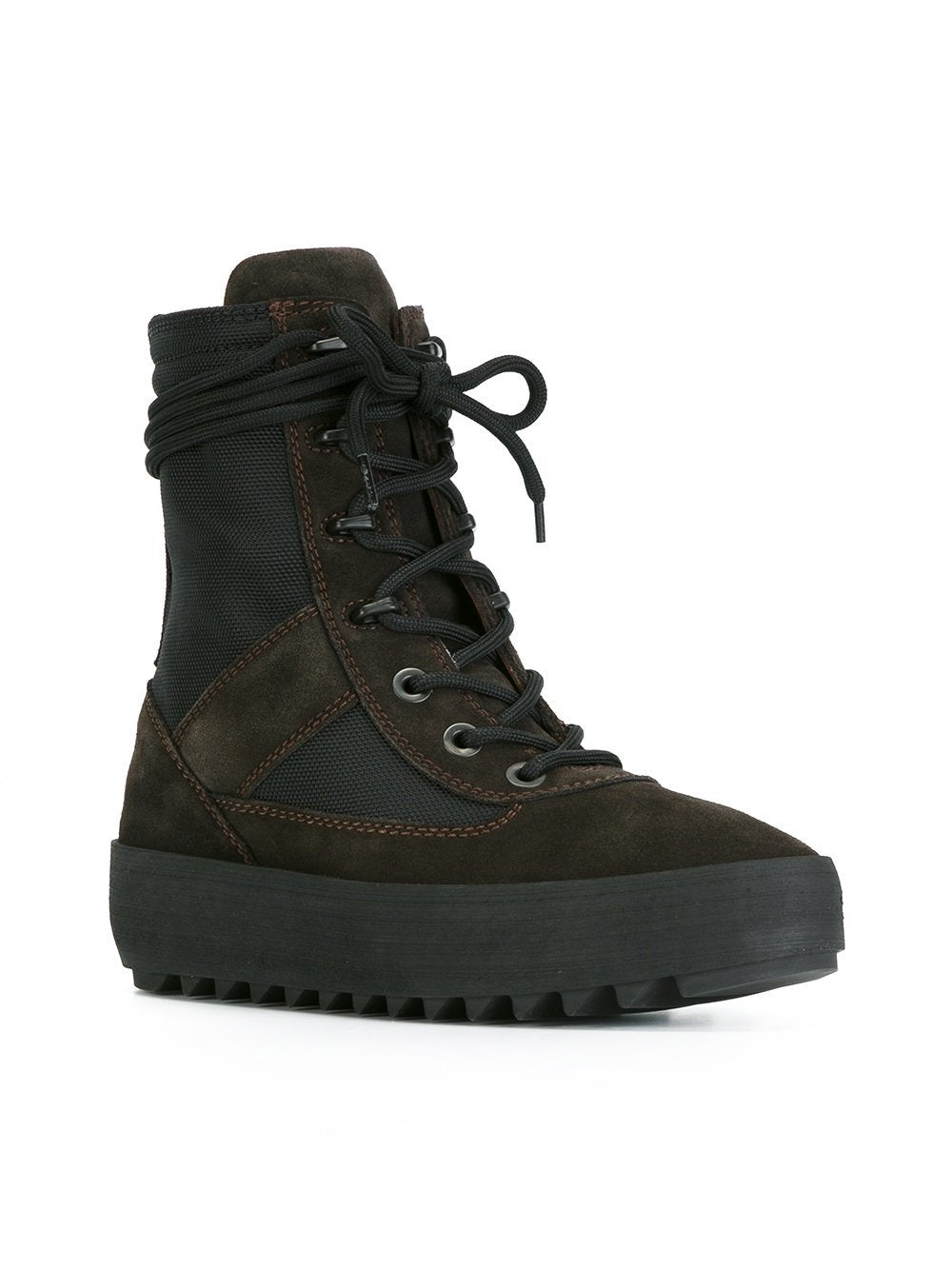 Onyx Tame Calfskin Suede Military Boot