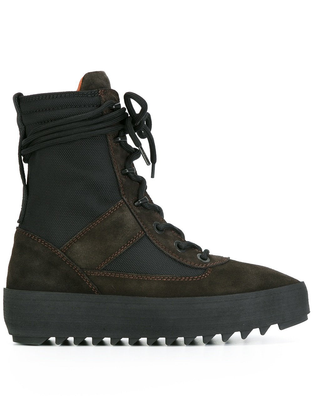 Onyx Tame Calfskin Suede Military Boot