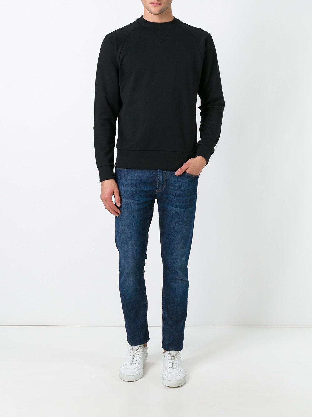 Y-3 Back Logo Classic Crewneck Sweatshirt