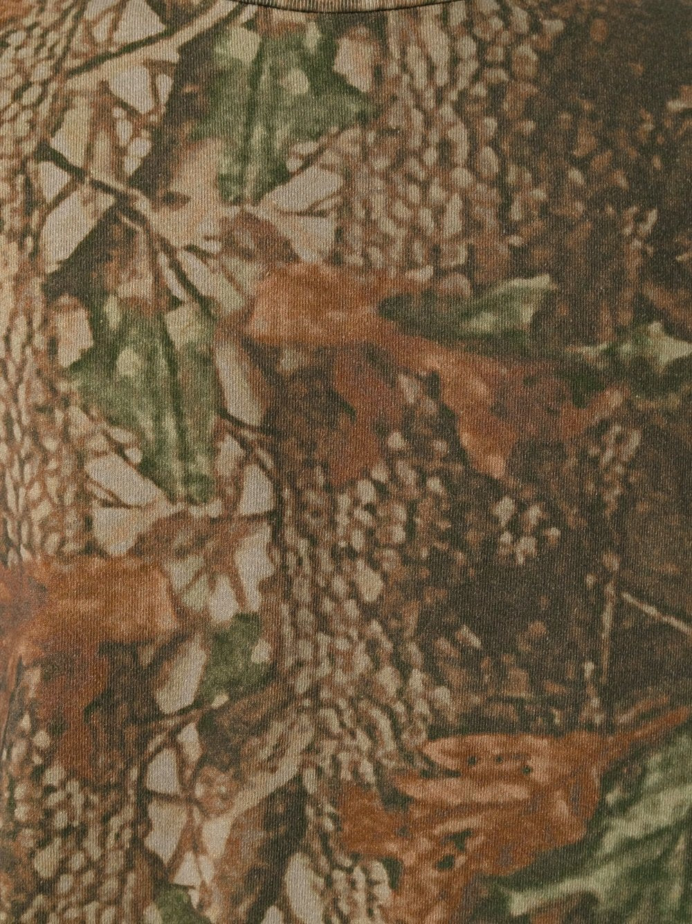 Brown Camouflage Print Moto Long Sleeve