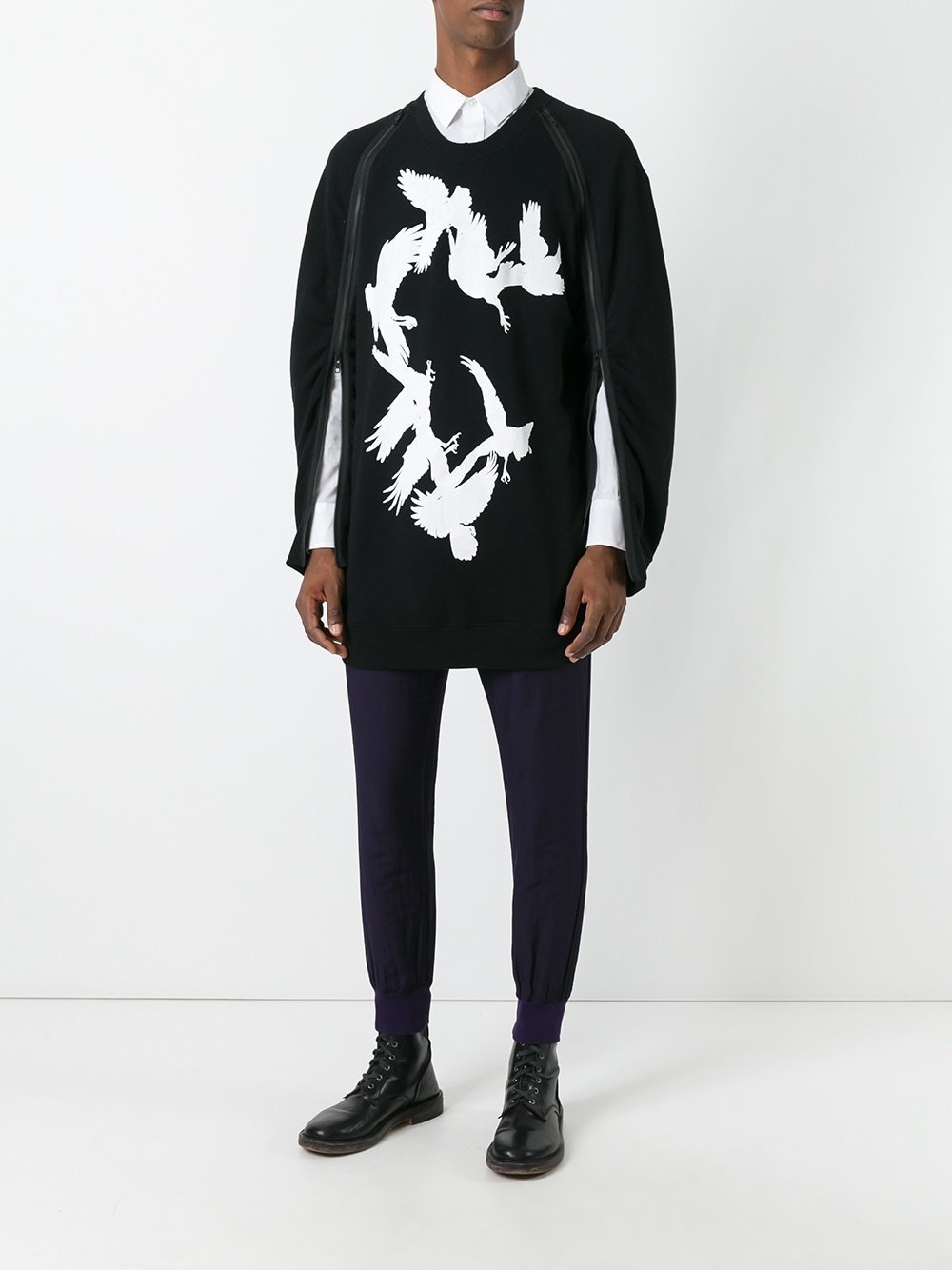 Zipped Detailing Sweatshirt