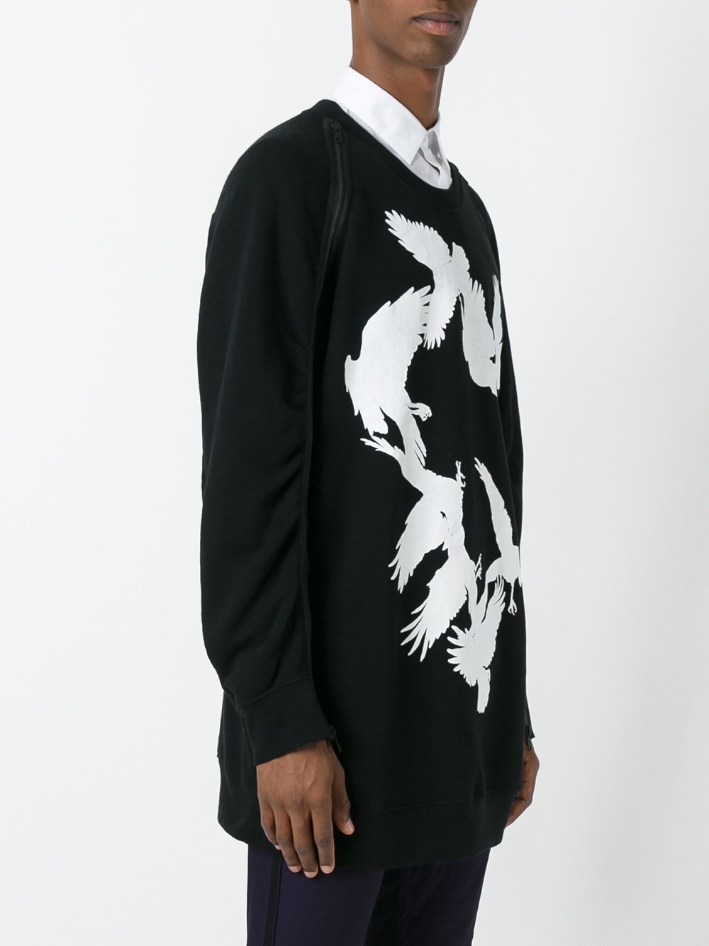Zipped Detailing Sweatshirt