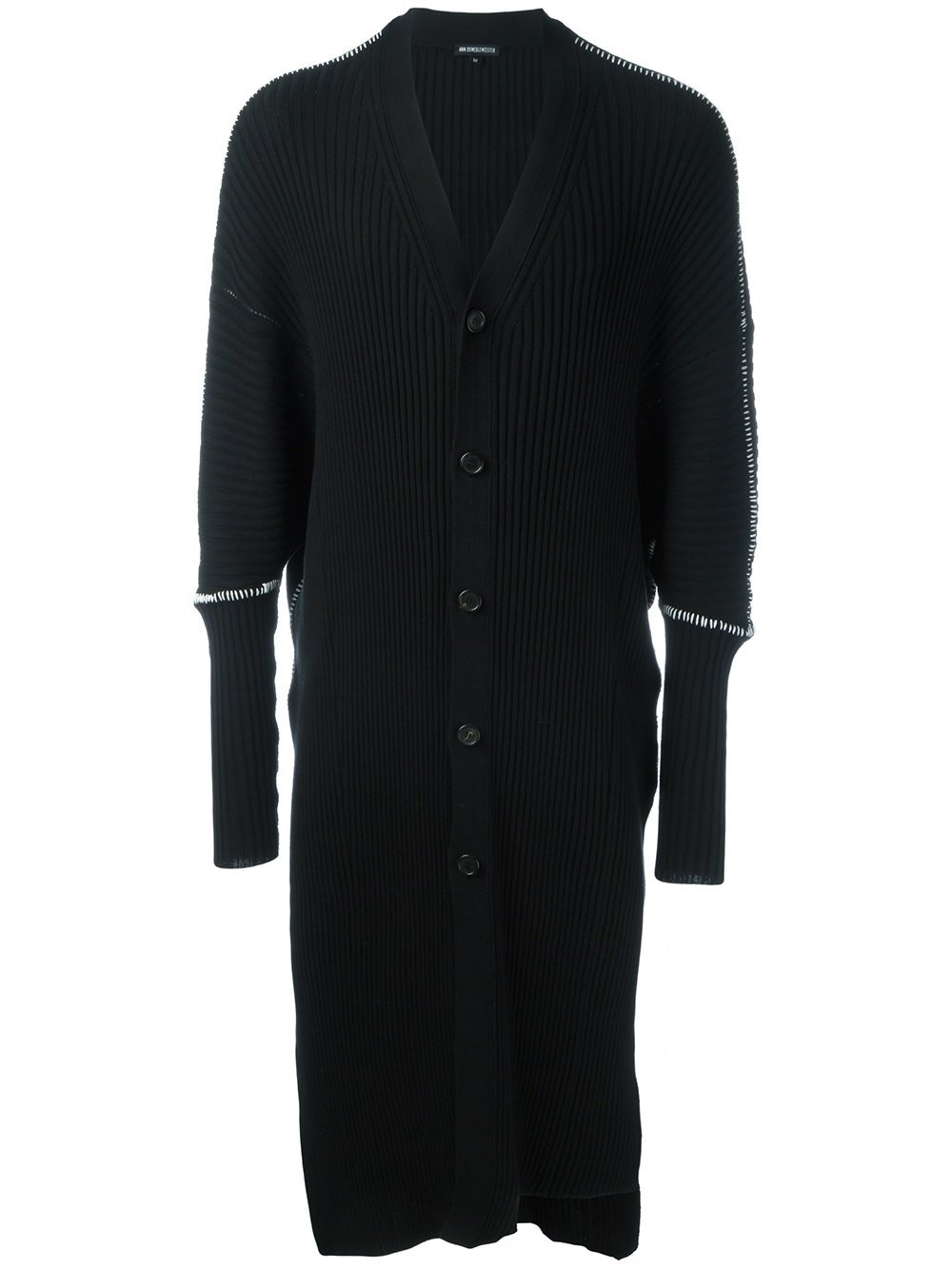 Cotton Cashmere Long Knit Cardigan Taureg