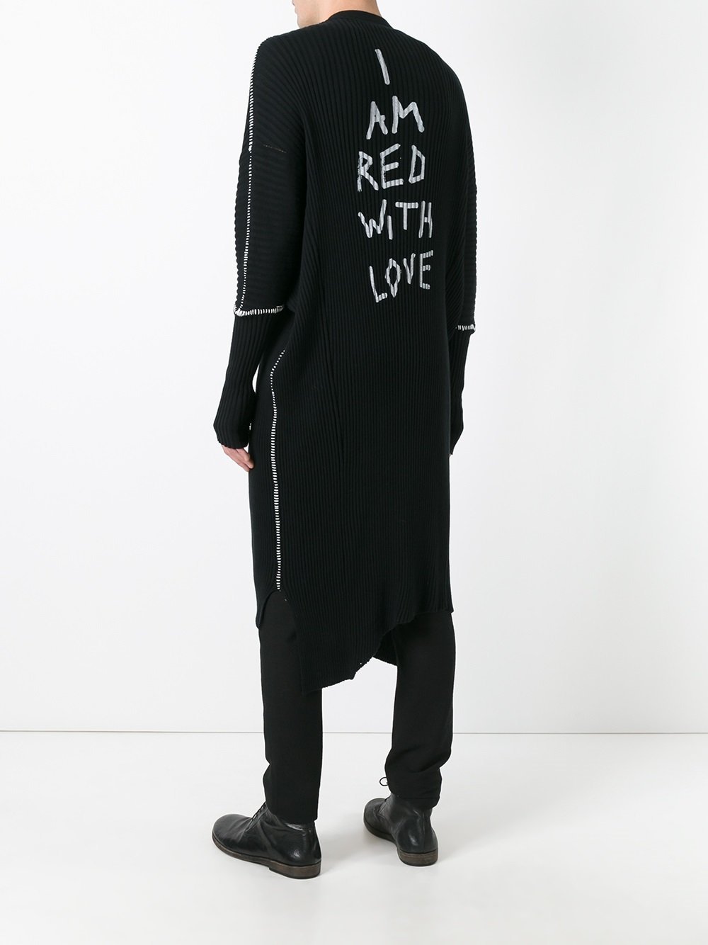 Cotton Cashmere Long Knit Cardigan Taureg