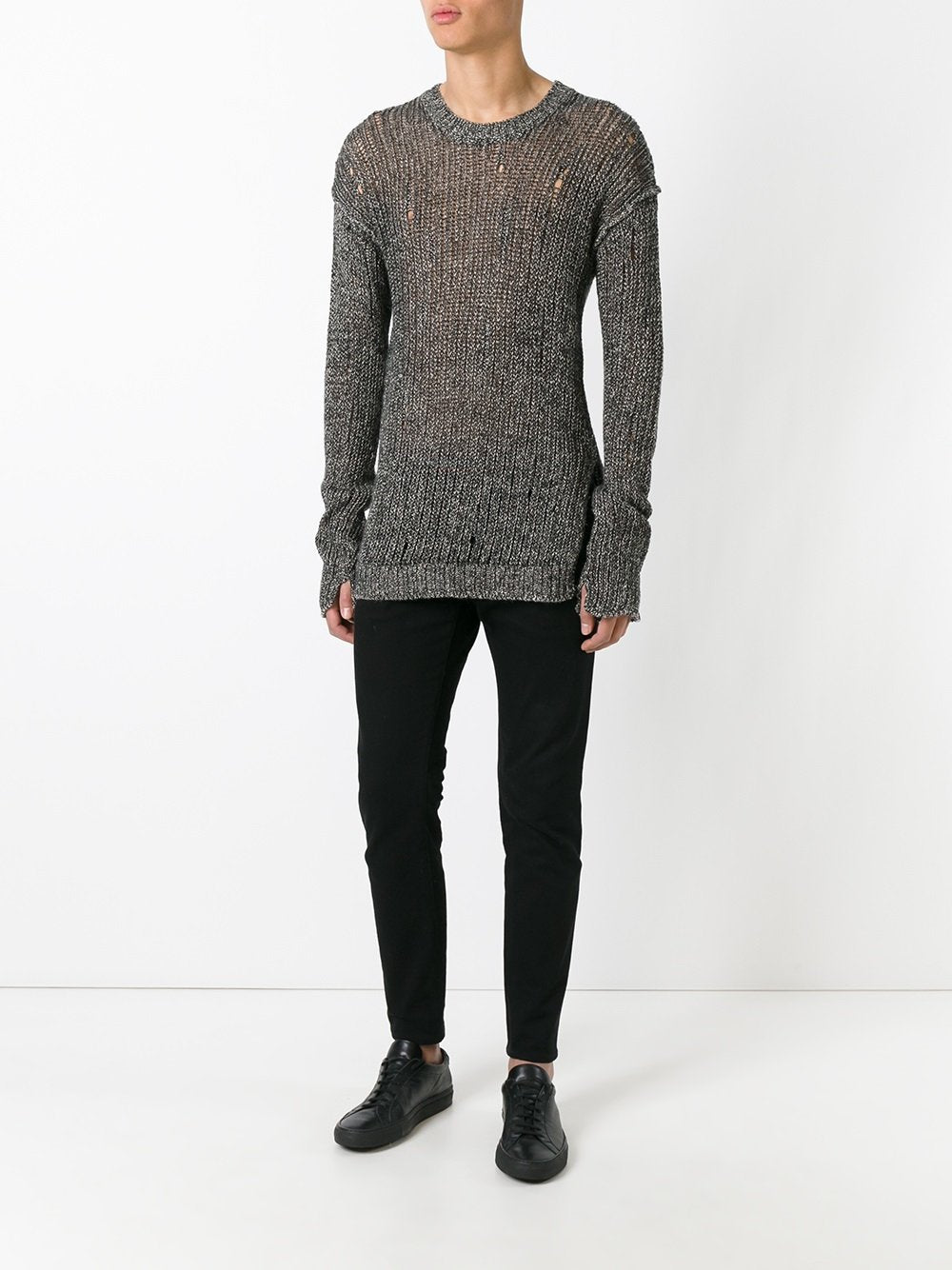 Linen Cotton Knit Sweater