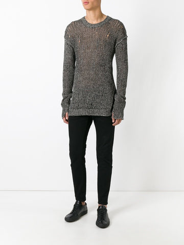 Linen Cotton Knit Sweater