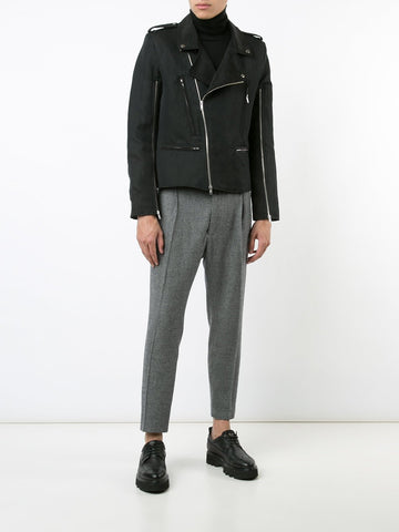 Zip Up Biker Blouson Anderson