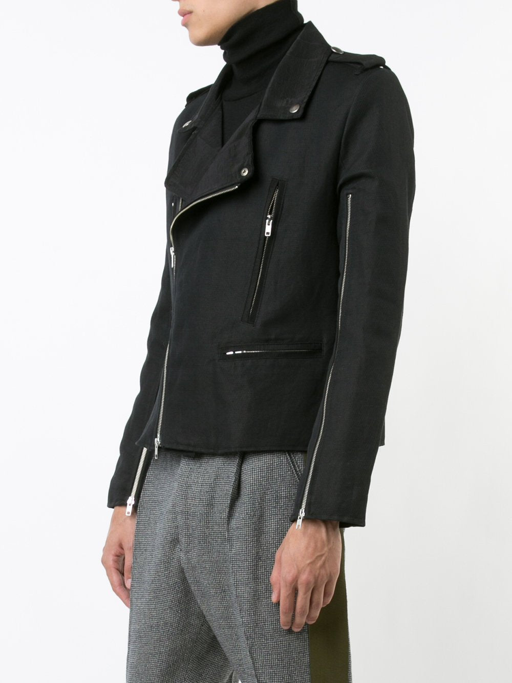 Zip Up Biker Blouson Anderson