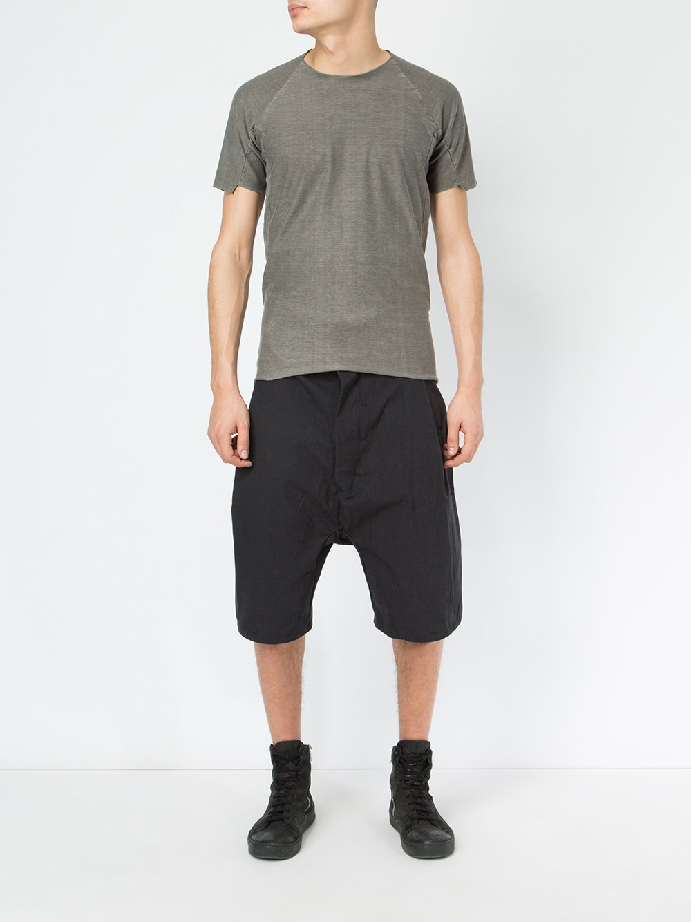 Sumi Grey Raglan Sleeve T-Shirt