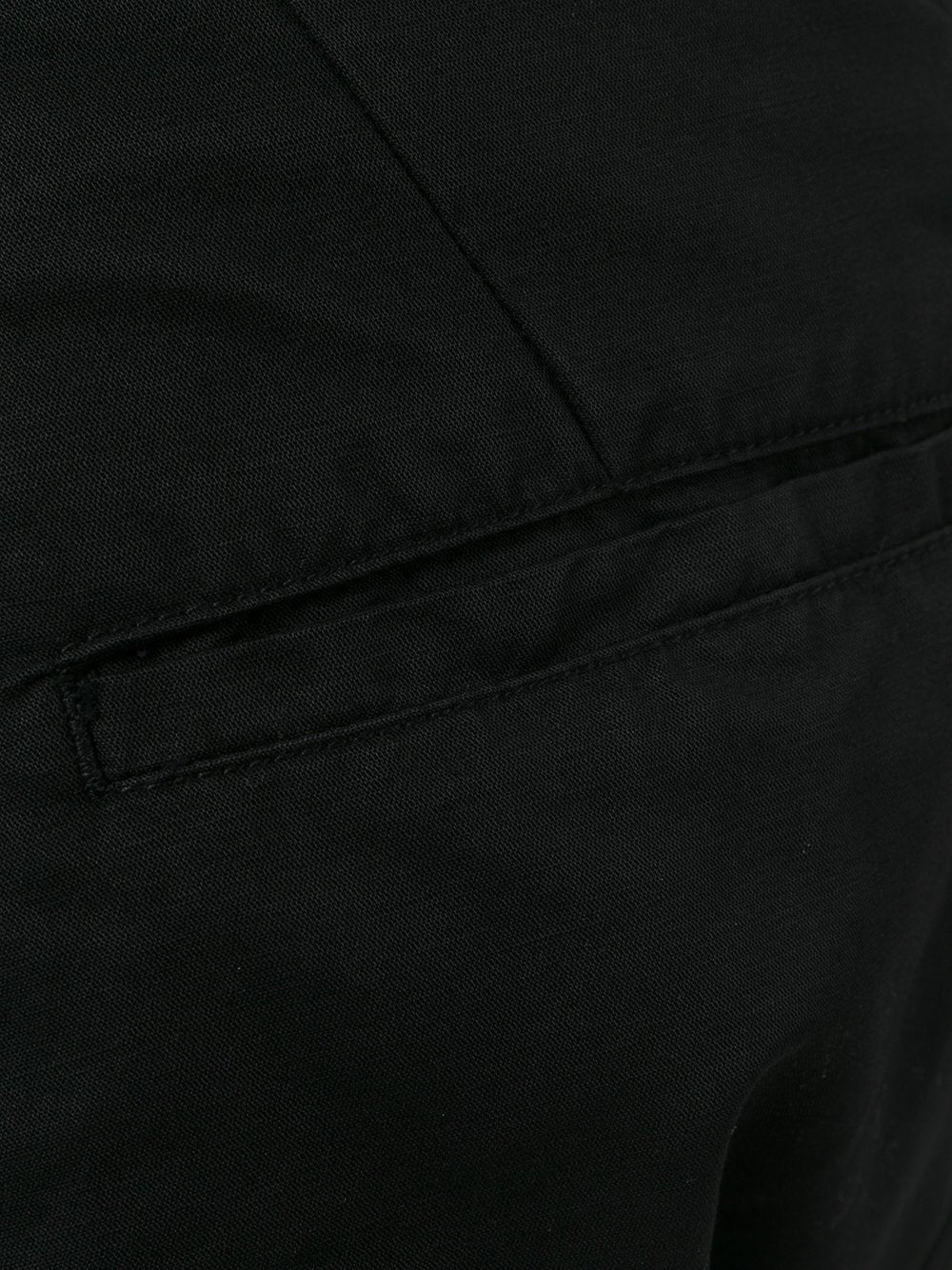 Black Dye Drop Crotch Pant