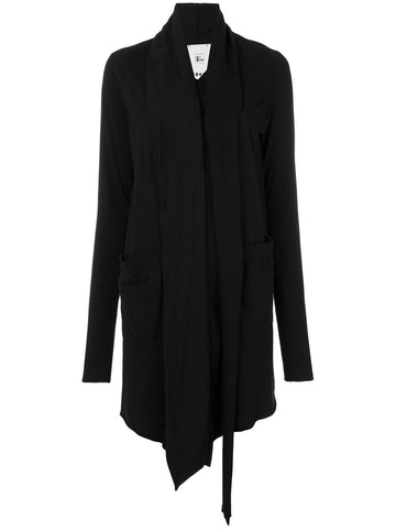 Scarf Cardigan Black