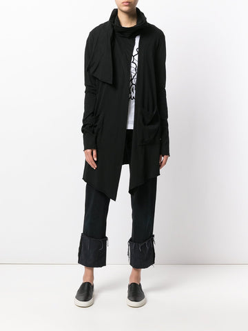 Scarf Cardigan Black