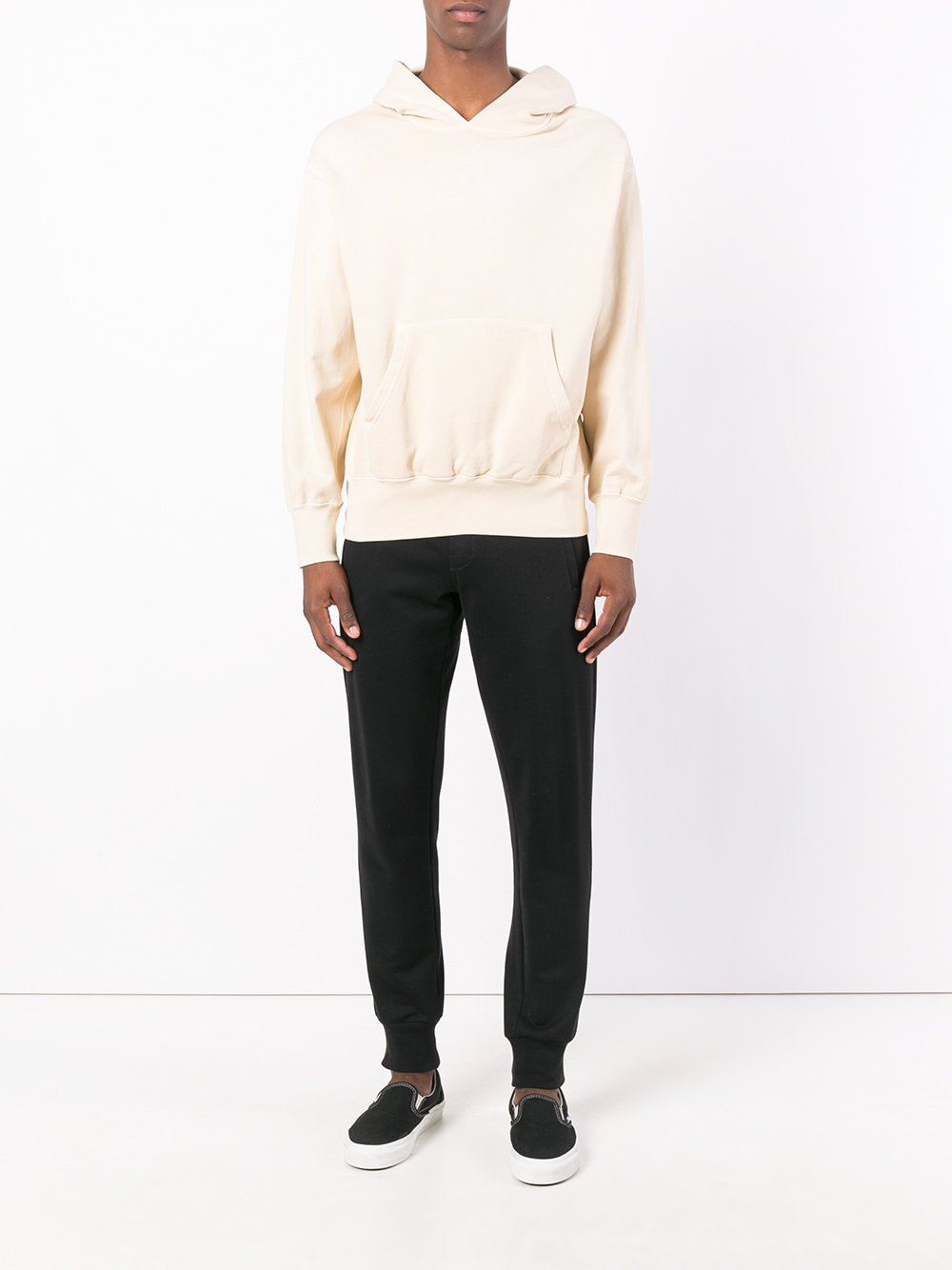 Boxy Fit Hoodie Sand