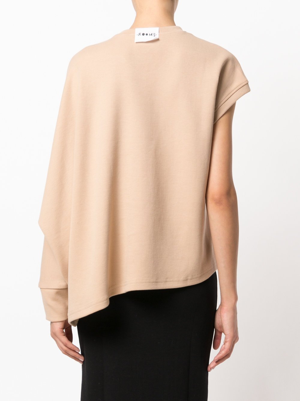 Asymmetric Graphic Printed Sweatshirt
