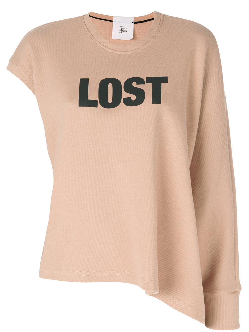 Asymmetric Graphic Printed Sweatshirt