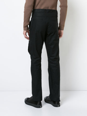 Oiled Cotton Cargo Pants