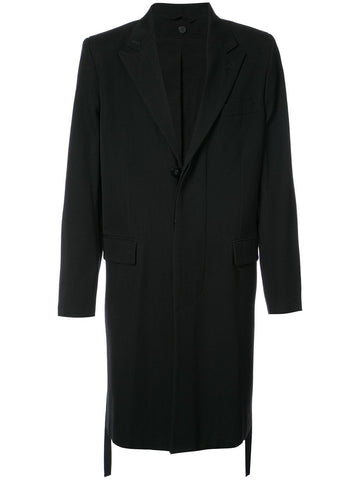 Virgin Wool Cotton Coat Laine