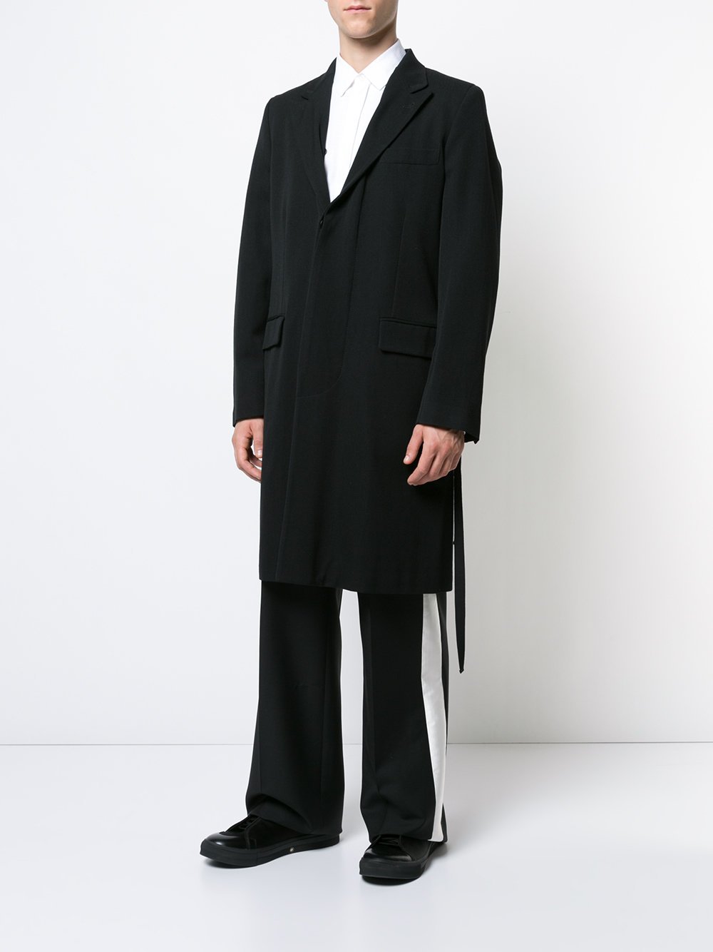 Virgin Wool Cotton Coat Laine