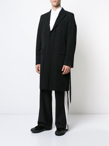 Virgin Wool Cotton Coat Laine