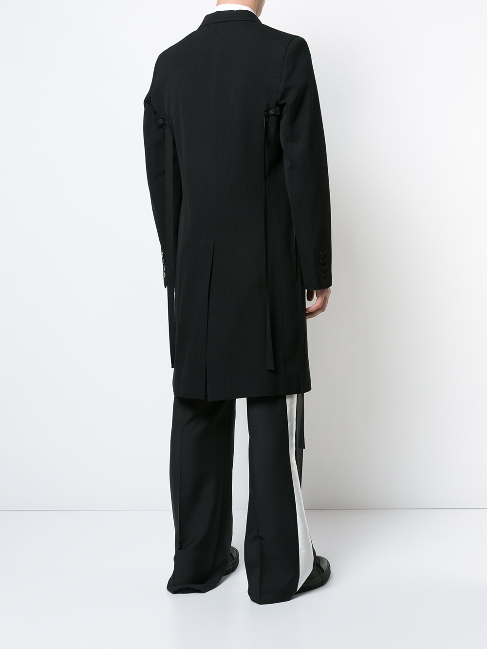 Virgin Wool Cotton Coat Laine
