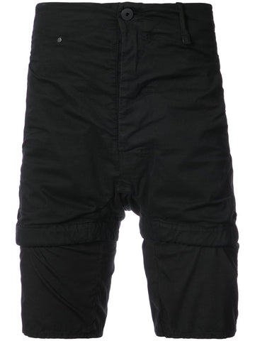 Overdyed Cotton Slim Shorts