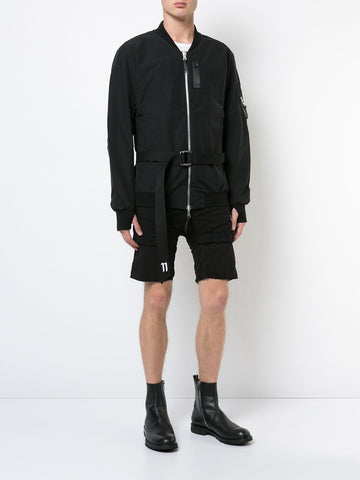 Overdyed Cotton Slim Shorts