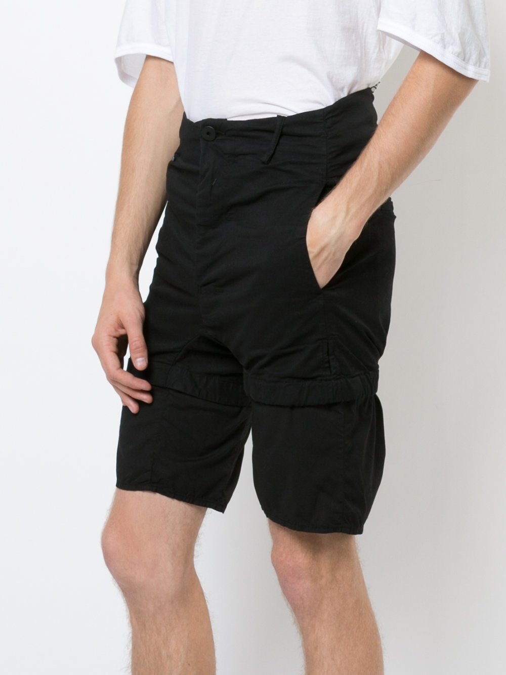 Overdyed Cotton Slim Shorts