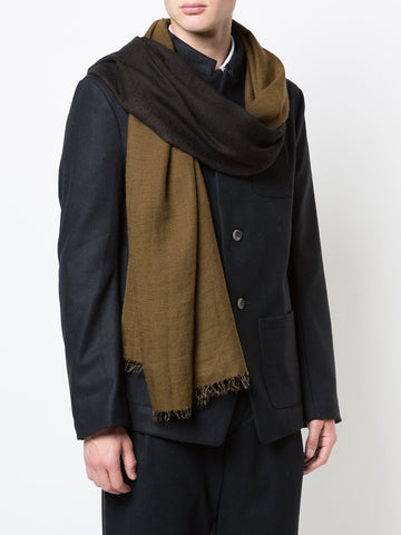 Kleby Two Tone Cashmere Silk Scarf