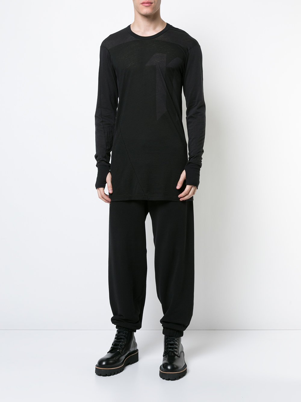 Block Print Long Sleeve T-Shirt