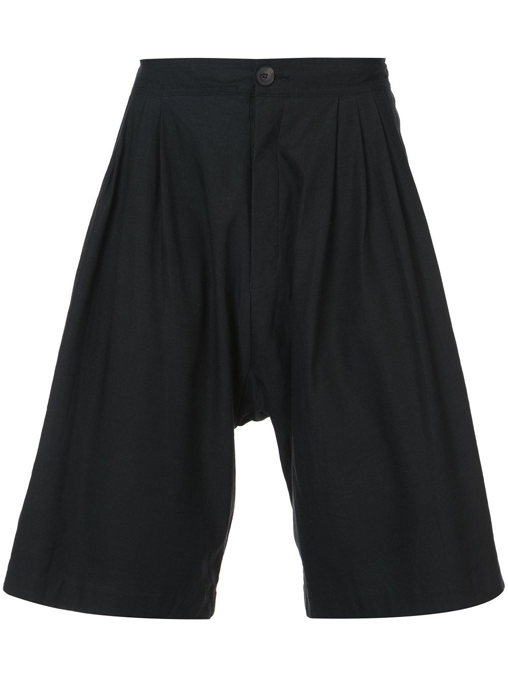 Black Paper Twill Wide Short
