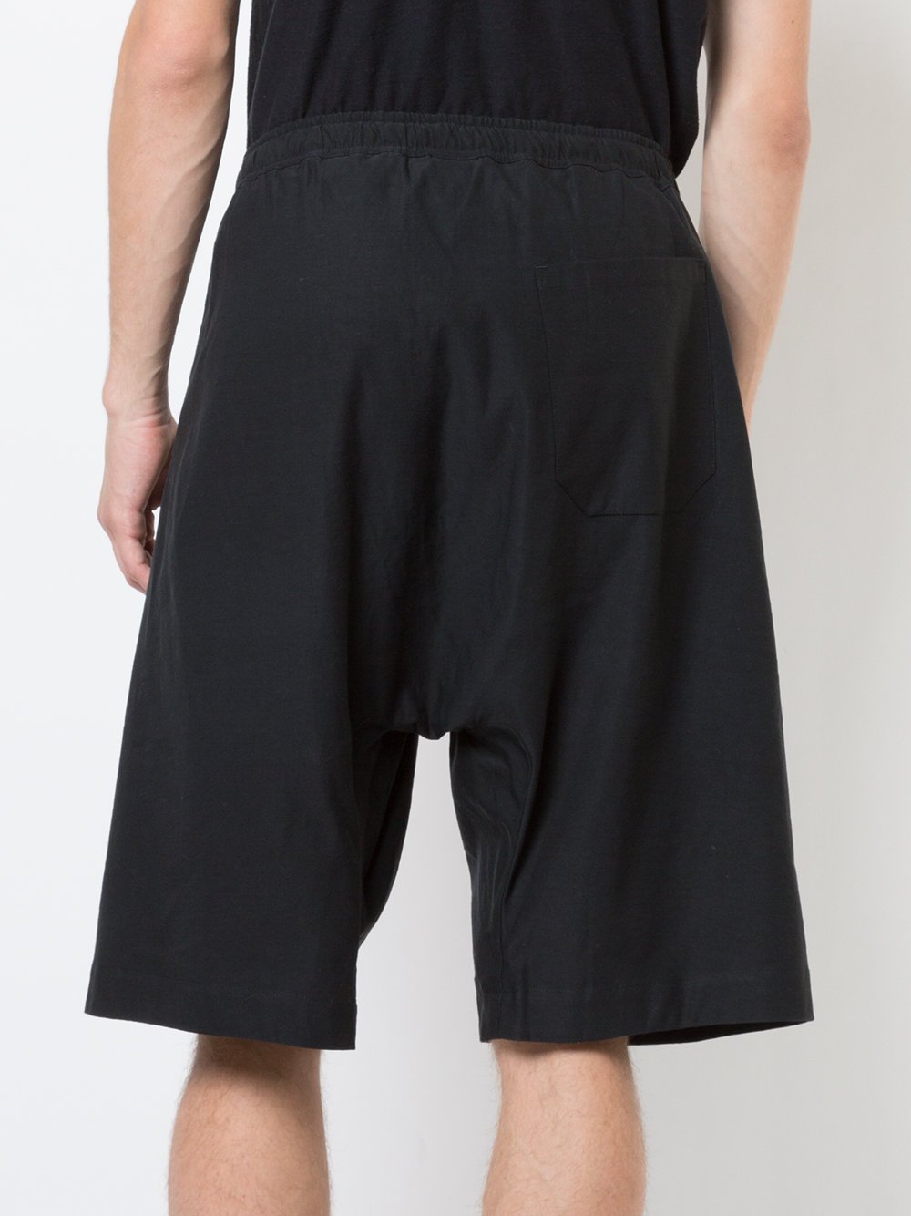 Black Paper Twill Wide Short