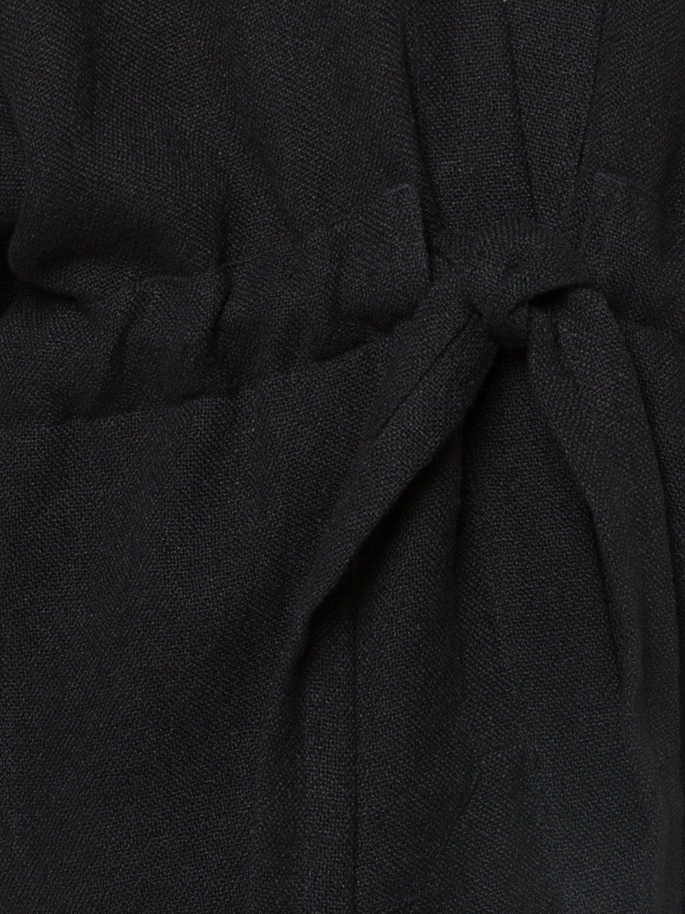 Deep Black Jutte Kimono Jacket