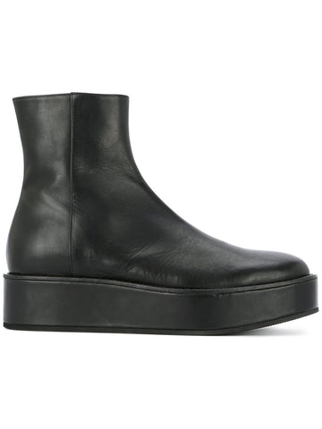 Leather Platform Boots